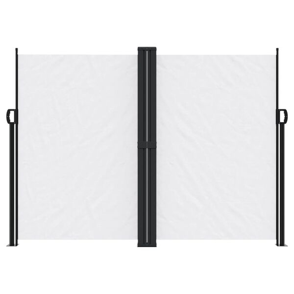 vidaXL Toldo lateral retrátil 180x1200 cm branco