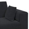 vidaXL Sof&aacute; 3 pcs Preto 250 x 188 x 76 cm Veludo