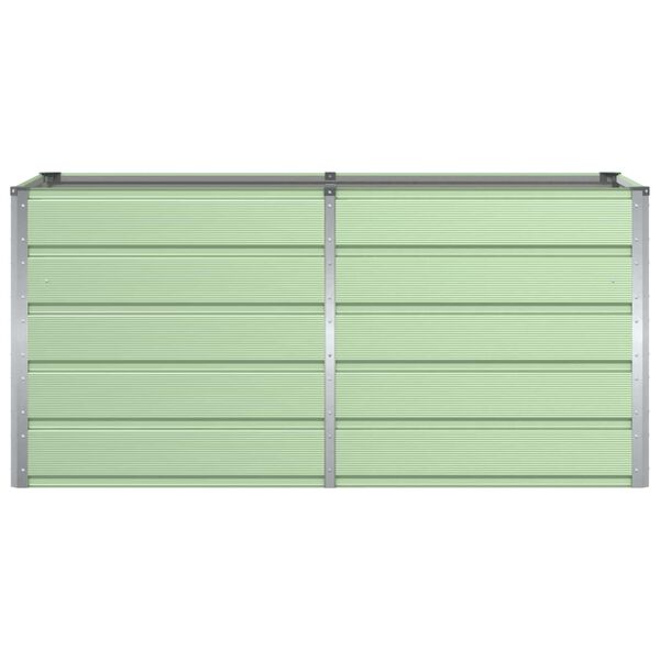 vidaXL Floreira Verde 160 x 80 x 75 cm A&ccedil;o