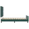 vidaXL Cama Box com cabeceira Verde Escuro 100 x 200 cm Veludo