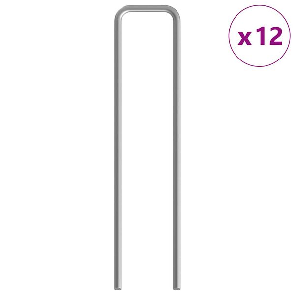 vidaXL Gaiola para Coelhos Prateado 300 x 100 x 210 cm A&ccedil;o Galvanizado