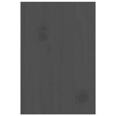 vidaXL Suporte para monitor 81x20x30 cm madeira de pinho maciça cinza