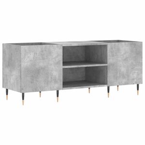 vidaXL Arm&aacute;rio p/ discos 121x38x48 cm derivados madeira cinza-cimento