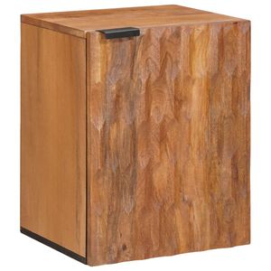 vidaXL Arm&aacute;rio de Banheiro Suspenso com porta Castanho 38 x 33 x 48 cm