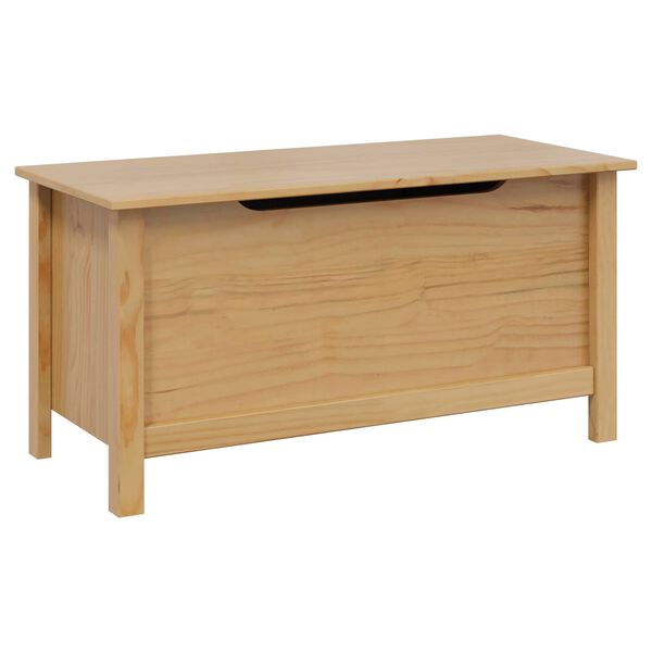 vidaXL Caixa de Armazenamento Marrom mel 90 x 40 x 45 cm