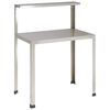 vidaXL Mesa de envasamento 80 x 50 x 104 cm A&ccedil;o inoxid&aacute;vel Prateado