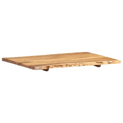 vidaXL Tampo de mesa 80x(50-60)x2,5 cm madeira de acácia maciça