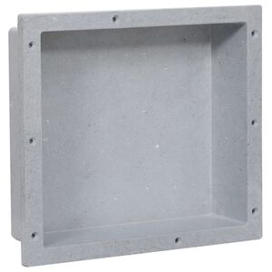 vidaXL Habit&aacute;culo de chuveiro 41x36x10 cm cinzento mate