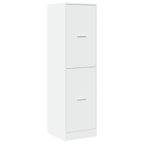 vidaXL Arm&aacute;rio botic&aacute;rio 40x41x144,5 cm derivados de madeira branco