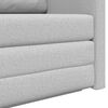 vidaXL Sof&aacute;-Cama 110cm Cinza Nuvem tecido