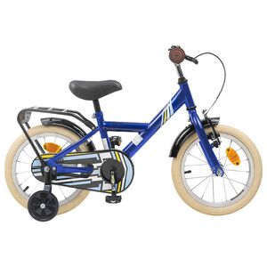vidaXL Bicicleta Infantil 12 Polegadas para 2-4 anos Azul Escuro