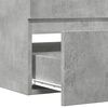 vidaXL Arm&aacute;rio lavat&oacute;rio 90x38,5x45 cm contraplacado cinzento cimento
