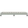 vidaXL Estrutura de cama sem colchão 80x210 cm veludo cinzento-claro