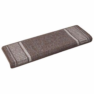 vidaXL Tapetes Adesivos para Escadas 15 unid. 65 x 21 x 4 cm Non-Slip