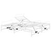 vidaXL Estrutura de Cama El&eacute;trica Ajust&aacute;vel Branco 90 x 213 cm A&ccedil;o