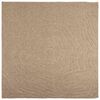 vidaXL Tapete para uso interno e externo AGIRA Natural 120 x 120 cm