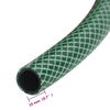 VidaXL Mangueira de jardim com conjunto de encaixe 0,75" 10m PVC verde