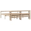 vidaXL Cama para idosos com cabeceira 180x200 cm pinho maci&ccedil;o