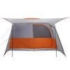 vidaXL Tenda de campismo p/ 4 pessoas impermeável cinzento/laranja