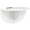 vidaXL Prateleira de Parede Branco Brilhante 48 x 24 x 24 cm