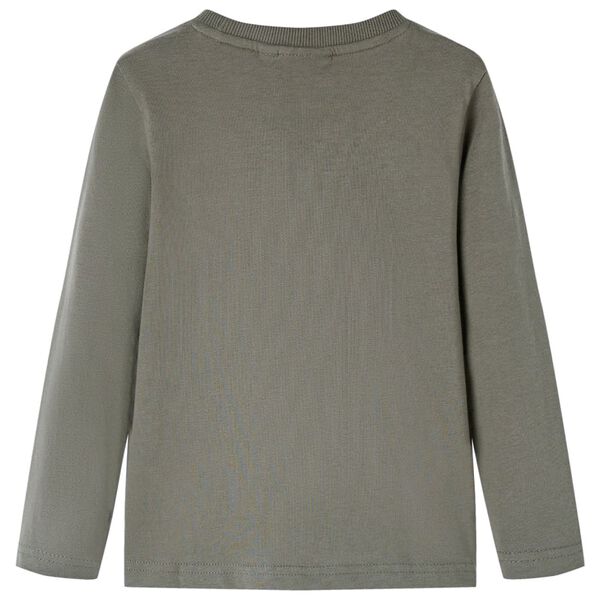 T-shirt de manga comprida para crian&ccedil;a caqui 104