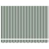 vidaXL Toldo Retr&aacute;til Manual Verde e branco 300 x 250 cm tecido