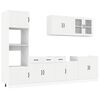 vidaXL 7 pe&ccedil;as arm&aacute;rio de cozinha conjunto Kalmar branco