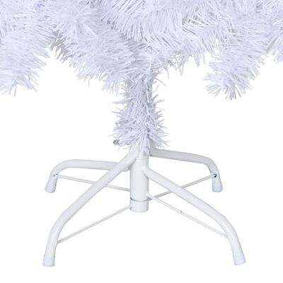 vidaXL Árvore de Natal artificial com ramos grossos 120 cm PVC branco