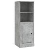 vidaXL Aparador alto 36x35,5x103,5 cm derivados madeira cinza cimento
