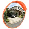 vidaXL Espelho convexo para tr&acirc;nsito para exterior laranja &Oslash;30 cm policarbonato