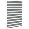 vidaXL Cortina de zebra 110x150 cm largura do tecido 105,9cm poli&eacute;ster