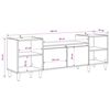 vidaXL Gabinete para TV Carvalho Artesanal 160 x 35 x 55 cm