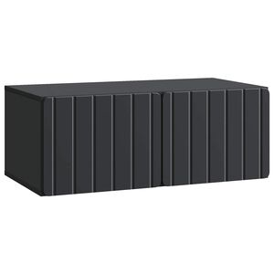 vidaXL Gabinete de TV de Parede Preto 78,5 x 41 x 30 cm
