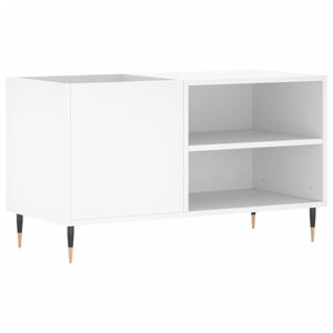 vidaXL Arm&aacute;rio para discos 85x38x48 cm derivados de madeira branco