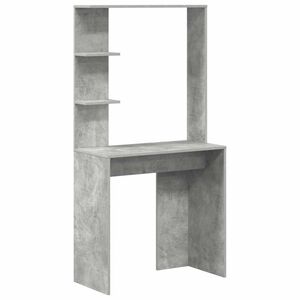 vidaXL Mesa Cinzento Derivados de Madeira 78,5 x 37 x 154,5 cm
