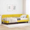 vidaXL Estrutura de Cama de Canto Amarelo 90 x 190 cm Veludo