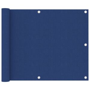 vidaXL Tela de varanda 75x300 cm tecido Oxford azul