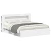 vidaXL Estrutura de Cama com Armazenamento Branco 180 x 200 cm
