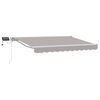 vidaXL Estrutura de Toldo Manual com LEDs 2,5 x 2 m