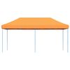 vidaXL Tenda de Festa Laranja 292 x 580 x 315 cm Tecido Oxford