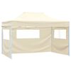 vidaXL Tenda de Festa Creme 280 x 410 x 315 cm Tecido Oxford