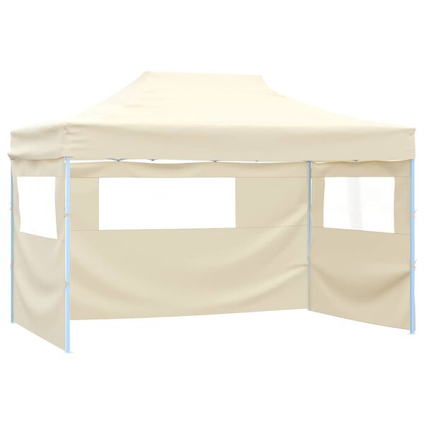 vidaXL Tenda de Festa Creme 280 x 410 x 315 cm Tecido Oxford