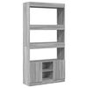 vidaXL Arm&aacute;rio alto 92x33x180 cm derivados de madeira cinzento sonoma