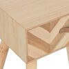 vidaXL Mesa de cabeceira com gaveta 44x30x58 cm madeira maci&ccedil;a