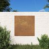 vidaXL Decora&ccedil;&atilde;o p/ muro de jardim 555x55 cm a&ccedil;o corten design sol