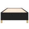 vidaXL Estrutura de cama sem colchão 90x200 cm tecido preto