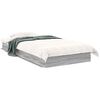 vidaXL Estrado de cama Sonoma cinzento 80 x 200 cm