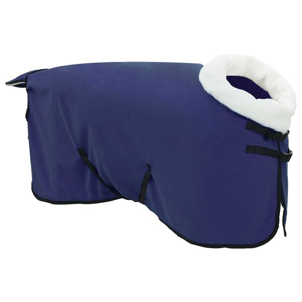vidaXL Cobertor de Cavalo Azul Marinho 105 cm Fleece polar