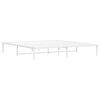 vidaXL Estrutura de cama 193x203 cm metal branco