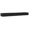 vidaXL Gavetas de cama Carvalho Preto 200 x 36,5 x 16,5 cm
